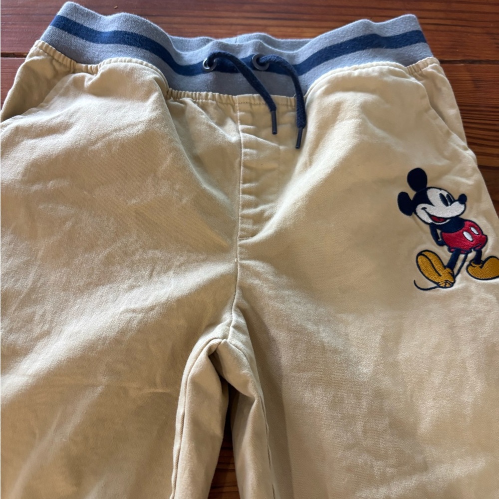 Disney Mickey Mouse Kids Tan Capris